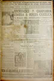 Página do jornal Correio do Ceará de julho de 1949