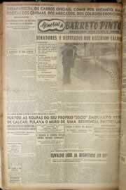 Página do jornal Correio do Ceará de julho de 1949