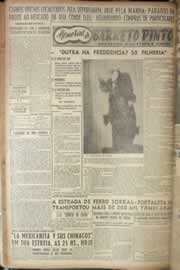 Página do jornal Correio do Ceará de julho de 1949
