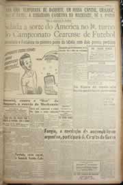 Página do jornal Correio do Ceará de julho de 1949