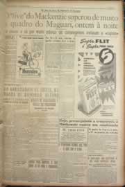 Página do jornal Correio do Ceará de julho de 1949