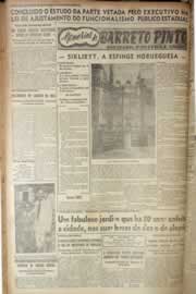 Página do jornal Correio do Ceará de julho de 1949