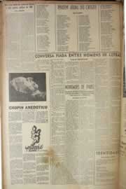 Página do jornal Correio do Ceará de julho de 1949