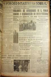 Página do jornal Correio do Ceará de julho de 1949