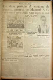 Página do jornal Correio do Ceará de julho de 1949