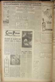 Página do jornal Correio do Ceará de julho de 1949