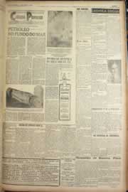 Página do jornal Correio do Ceará de agosto de 1949
