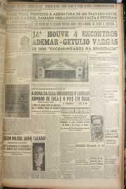 Página do jornal Correio do Ceará de agosto de 1949