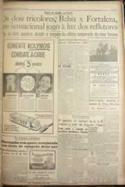 Página do jornal Correio do Ceará de agosto de 1949