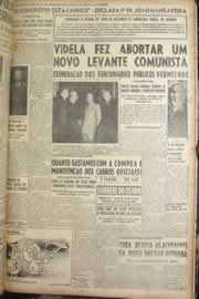 Página do jornal Correio do Ceará de agosto de 1949