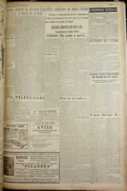 Página do jornal Correio do Ceará de agosto de 1949