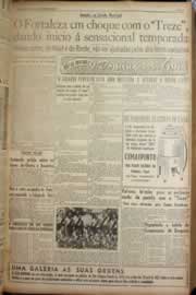Página do jornal Correio do Ceará de setembro de 1949