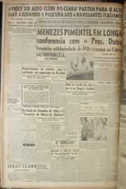 Página do jornal Correio do Ceará de setembro de 1949