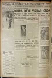 Página do jornal Correio do Ceará de setembro de 1949