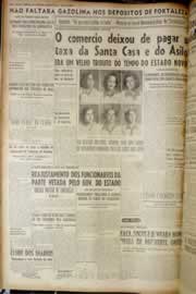 Página do jornal Correio do Ceará de setembro de 1949