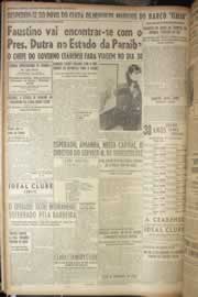 Página do jornal Correio do Ceará de setembro de 1949