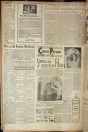Página do jornal Correio do Ceará de outubro de 1949