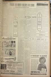 Página do jornal Correio do Ceará de outubro de 1949