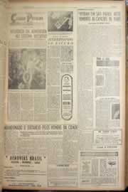 Página do jornal Correio do Ceará de outubro de 1949