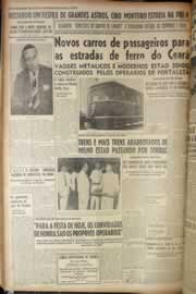 Página do jornal Correio do Ceará de outubro de 1949