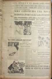 Página do jornal Correio do Ceará de outubro de 1949