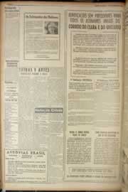 Página do jornal Correio do Ceará de outubro de 1949