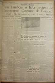 Página do jornal Correio do Ceará de outubro de 1949