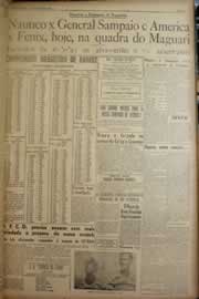 Página do jornal Correio do Ceará de outubro de 1949