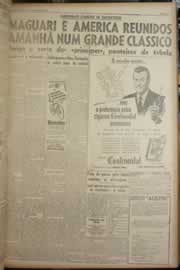 Página do jornal Correio do Ceará de novembro de 1949