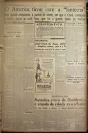 Página do jornal Correio do Ceará de novembro de 1949