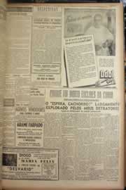 Página do jornal Correio do Ceará de novembro de 1949