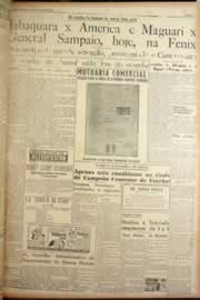 Página do jornal Correio do Ceará de novembro de 1949