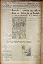 Página do jornal Correio do Ceará de novembro de 1949