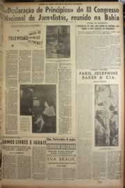 Página do jornal Correio do Ceará de novembro de 1949