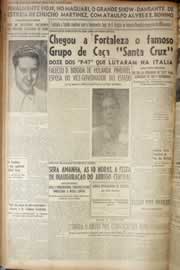 Página do jornal Correio do Ceará de novembro de 1949
