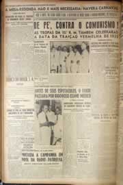 Página do jornal Correio do Ceará de novembro de 1949