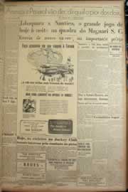 Página do jornal Correio do Ceará de novembro de 1949