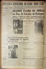 Página do jornal Correio do Ceará de novembro de 1949