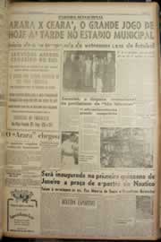 Página do jornal Correio do Ceará de dezembro de 1949