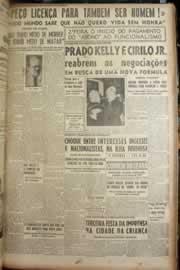 Página do jornal Correio do Ceará de dezembro de 1949