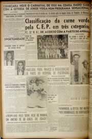 Página do jornal Correio do Ceará de dezembro de 1949