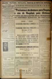 Página do jornal Correio do Ceará de dezembro de 1949