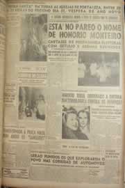 Página do jornal Correio do Ceará de dezembro de 1949