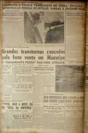 Página do jornal Correio do Ceará de dezembro de 1949