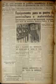 Página do jornal Correio do Ceará de dezembro de 1949