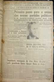 Página do jornal Correio do Ceará de dezembro de 1949