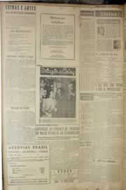 Página do jornal Correio do Ceará de janeiro de 1950