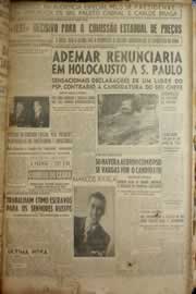 Página do jornal Correio do Ceará de janeiro de 1950