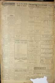 Página do jornal Correio do Ceará de janeiro de 1950