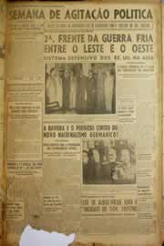 Página do jornal Correio do Ceará de janeiro de 1950